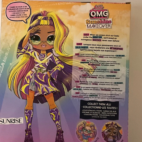 L.O.L. Surprise! O.M.G. Sunshine Makeover Doll - Purple and Yellow - Picture 4 of 4